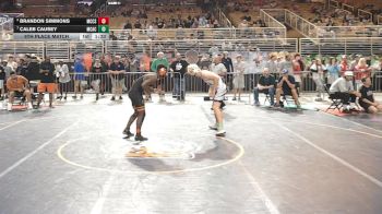 175 1A 5th Place Match - Caleb Causey, Mckeel Academy vs Brandon Simmons, Miami Carol City Senior