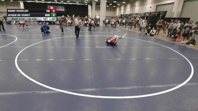 132 lbs Champ. Rd Of 128 - Mark Kozeluh, Thunderbird Wrestling Club vs Ayden De Voney, Basement Brawlers Wrestling Club