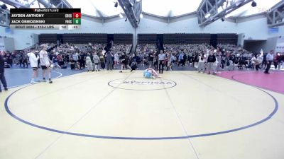 110-I lbs Consi Of 8 #1 - Jayden Anthony, Cross vs Jack Obiedzinski, Frost Gang
