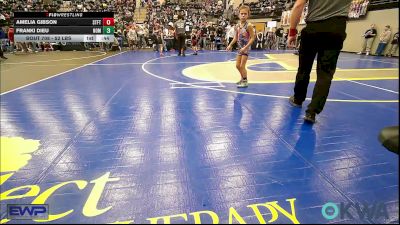 58 lbs Quarterfinal - Jolee Bryant, F-5 Grappling vs Zynnia Keeton, Hennessey Takedown Club