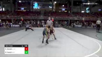 52 lbs Semifinal - Dawson Gassen, Harrisburg vs Parker French, Bear Cave