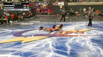 133 lbs Round 1 (4 Team) - Cayden Neisen, Staples-Motley, MN vs Cole Caniglia, Creighton Prep, NE