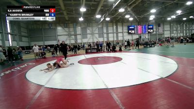 105 lbs Cons. Quarters - Ila Acosta, Pullman Warriors Wrestling Club vs Kamryn Brumley, Betterman Elite Wrestling