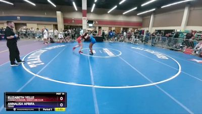 170 lbs 1st Place Match - Elizabeth Yelle, Cowboy/Cowgirl Wrestling Club vs Annalisa Afrifa, Texas