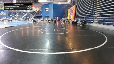 144 lbs Cons. Round 1 - Caleb Rafal, Frank W Cox vs Benjamin Aguilar, Mountain View