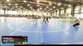160 lbs Round 4 (6 Team) - Broedy Collins, Iowa Black vs Dominic Blue, NCWAY National Team