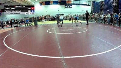 126 lbs Quarterfinal - Troy Kang, Robinson vs Jimmy Suldbayar, NOVA Wrestling Club