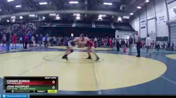 141 lbs Cons. Round 3 - Conner Burrus, Concordia (Neb.) vs John Masopust, Unattached - Colorado Mesa U