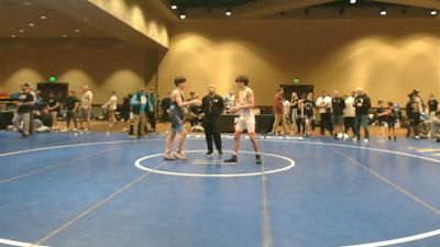 126 lbs Cons. Quarters - Myles Hoover, Tiger Wrestling Club vs Logan Barry, Mayo Quanchi