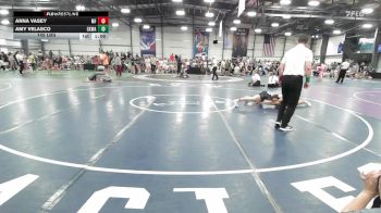 145 lbs Rr Rnd 2 - Anna Vasey, Charlies MF Angels vs Amy Velasco, CKWA