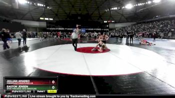 175 lbs Quarterfinal - Jullian Amadeo, FordDynastyWrestlingClub vs Easton Jensen, Omak Wrecking Crew Wrestling