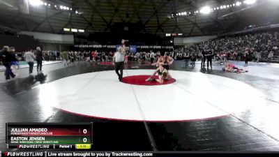 175 lbs Quarterfinal - Jullian Amadeo, FordDynastyWrestlingClub vs Easton Jensen, Omak Wrecking Crew Wrestling