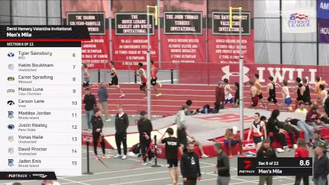 Men's Mile, Finals 6