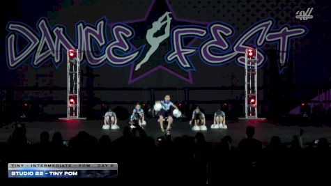 Studio 22 - Tiny Pom [2026 Tiny - Intermediate - Pom Day 2] 2026 DanceFest Grand Nationals