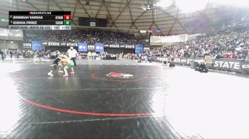 Boys 2A 120 lbs Champ. Round 1 - Jeremiah Vargas, Othello vs Joshua Perez, Evergreen (Seattle)