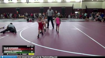 SPW-2 lbs 1st Place Match - Ellie Schmadeke, Waverly Area Wrestling Club vs Greenlee Forrester, North Tama Redhawks