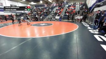 120 lbs Semifinal - Phillip Hernandez, Clovis North vs Julius Villamil, Poway