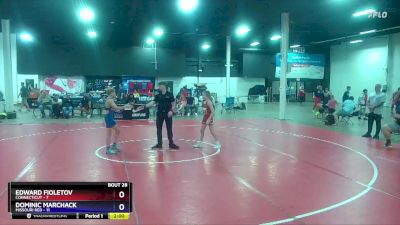 92 lbs Placement Matches (16 Team) - Edward Fioletov, Connecticut vs Dominic Marchack, Missouri Red