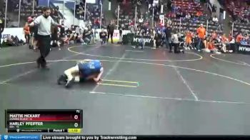 72 lbs Quarterfinals (8 Team) - Mattie McKart, Dundee Black vs Harley Pfeiffer, Ida