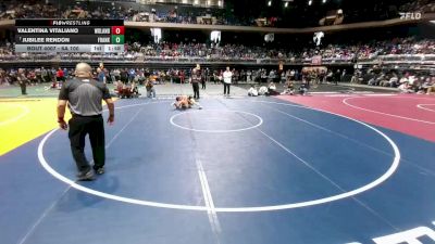 6A 100 lbs Champ. Round 1 - Jubilee Rendon, El Paso Franklin vs Valentina Vitaliano, Conroe The Woodlands