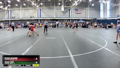 76 lbs Round 3 (6 Team) - Kiyan Bassiri, Capital City WC vs Ryan Cies, Xtreme Team