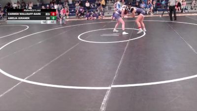 124-125 lbs Round 2 - Carmen Wallraff-Bare, Bellevue East vs Amelia Juranek, Seward