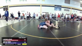 150 lbs Cons. Round 4 - Jayden Lewis, Midwest Regional Training Center vs Bryce Doss, Red Cobra Wrestling Academy