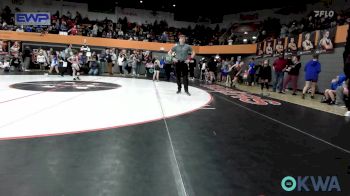 64 lbs Consi Of 4 - Adrien Lopez, Clinton Youth Wrestling vs Colten Sumrall, Harrah Little League Wrestling