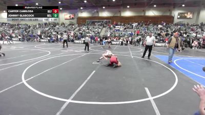 132 lbs Quarterfinal - Carter Camilosa, Delta Wrestling Club vs Johnny Glascock, Wells Jr Wrestling