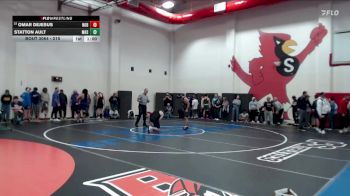 215 lbs Champ. Round 1 - Omar DeJesus, Noblesville vs Statton Ault, McCutcheon High School