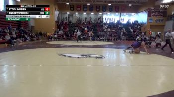 157 lbs Cons. Round 4 - Andrew Parrish, Cornell College vs Ayden O`Brien, Grand View (Iowa)