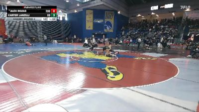 120 lbs Champ. Round 2 - Alex Rozas, Teurlings Catholic vs Carter Lanzilli, Ridgefield