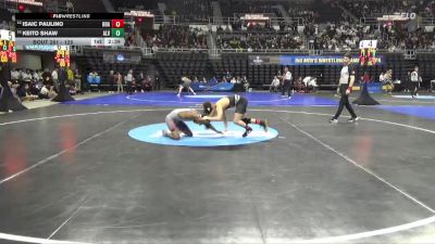 125 lbs Cons. Round 4 - Isaic Paulino, Roanoke vs Keito Shaw, Alvernia