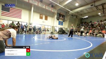 39 lbs Consi Of 4 - Jensen Caughlin, Buck Pride Wrestling vs Zoday Bearpaw, Glenpool