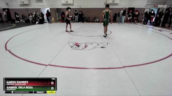 113 lbs Cons. Round 4 - Aaron Ramirez, Fremont (Sunnyvale) vs Gabriel Dela Rosa, Monterey