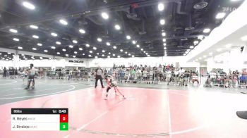 86 lbs Consi Of 8 #2 - Robert Reyes, Madera Grapplers WC vs Jayse Birakos, Oakdale, Wrestling