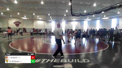 285 lbs Final - Taye Ghadiali, Campbell vs Michael Wolfgram, West Virginia