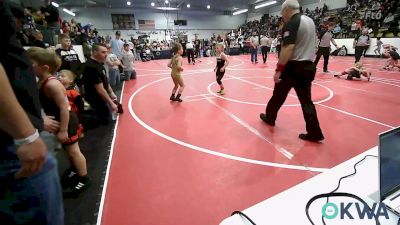 61 lbs Consi Of 4 - Emerson Sewell, Jenks Trojan Wrestling Club vs Aiden Yeager, Salina Wrestling Club