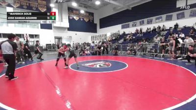 87-96 lbs Round 3 - Maverick Solis, Rough House vs Jose Damian Aguirre, Total Kaos