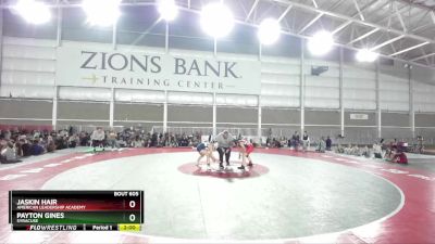 105 lbs Quarterfinal - Payton Gines, Syracuse vs Jaskin Hair, American Leadership Academy