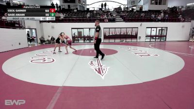 86 lbs Rr Rnd 3 - Cecil Garner, Warner vs Gage Amann, Henryetta HS