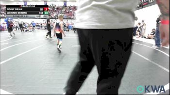 60 lbs Consi Of 8 #2 - Jesse Hightower, Watonga Youth Wrestling vs Wyatt Tate, Bridge Creek Youth Wrestling