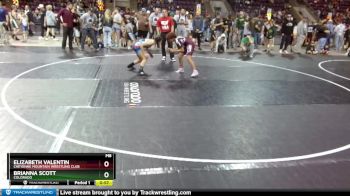 98-104 lbs Round 1 - Brianna Scott, Colorado vs Elizabeth Valentin, Cheyenne Mountain Wrestling Club