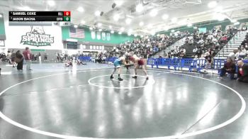 138 lbs Cons. Round 4 - Jason Bacha, Canyon Springs vs Samuel Coxe, Hillcrest
