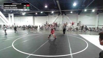 77 lbs Round Of 16 - Camren Redwine, Juggernaut WC vs Cirrus Villarruel, McKinleyville Panthers