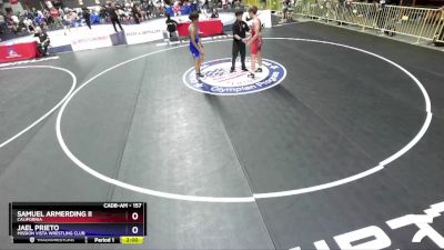 157 lbs Cons. Round 2 - Samuel Armerding Ii, California vs Jael Prieto, Mission Vista Wrestling Club