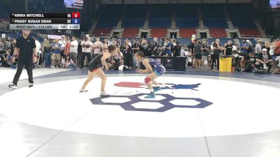 110 lbs Cons. Sub-semis - Kirra Mitchell, Georgia vs Peggy Susan Dean, Colorado