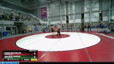 92 lbs Cons. Semi - Logan Batchelor, Lionheart WC vs Grayson Hanson, Mat Demon WC