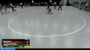 76 lbs Cons. Round 1 - KaiMonie Gordon, Nebraska vs Timi Coles, Montana