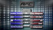 Jonathon Thomson vs Cory Simpson - Ascendancy FC 15 Replay